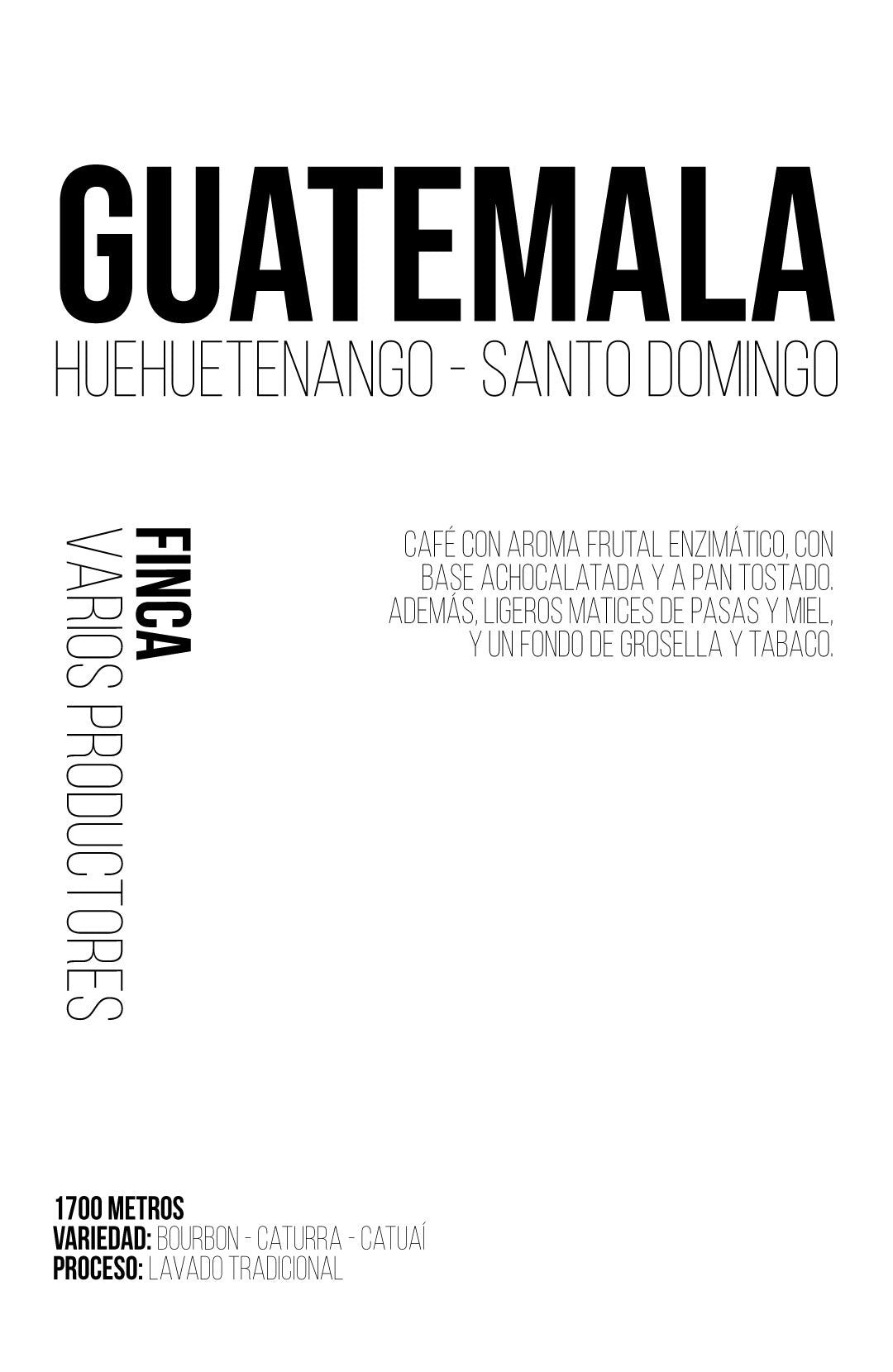 Guatemala - Huehuetenango / Santo Domingo
