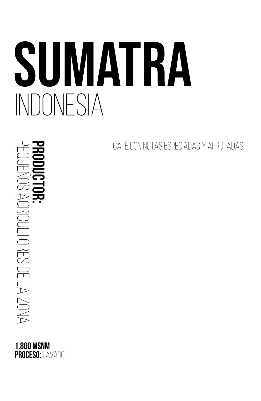 Indonesia - Sumatra